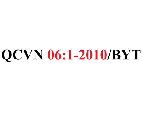 QCVN 6 1 2010 BYT tiêu chuẩn nước uống đóng chai Lưu ý và tải về