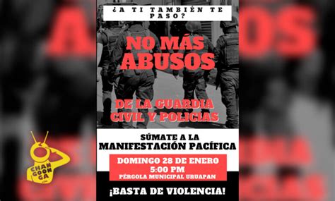 En Uruapan Convocan A Manifestaci N Para Exigir No M S Abusos De La