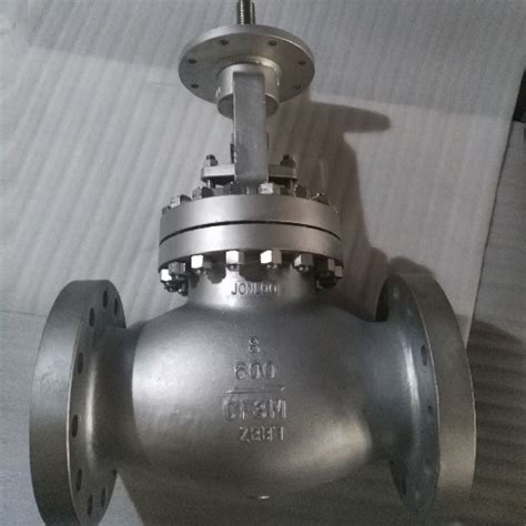 SS Globe Valve CF8M 8 Inch 600LB Bare Stem For AUMA Actuator Jonloo