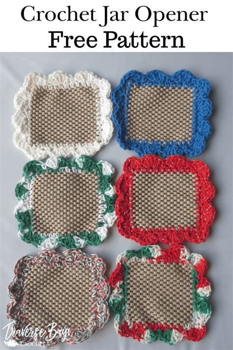 Crochet Jar Lid Opener