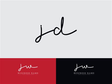 Luxury Jd Signature Logo, Letter JD Logo Icon Vector For Business ...