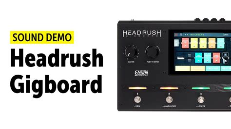 Headrush Gigboard Sound Demo No Talking Youtube