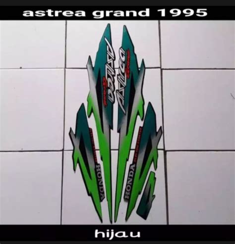 STICKER STRIPING FULLSET LIS LIST BODY MOTOR HONDA ASTREA GRAND TAHUN