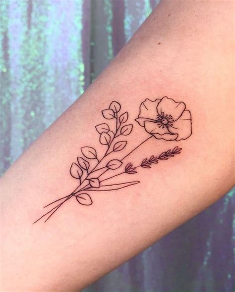 20+ August Birth Flower Tattoo Ideas For Females