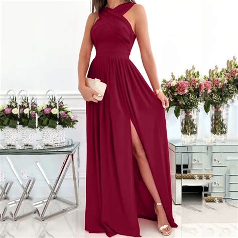 Idall Wedding Guest Dresses Prom Dresses Women Elegant Evening Dress