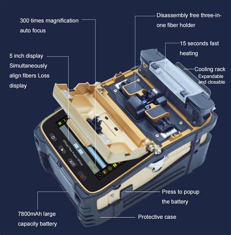 AI 8C FUSIONADORA EMPALMADORA DE FIBRA ÓPTICA BLUETOOTH HS 85158090