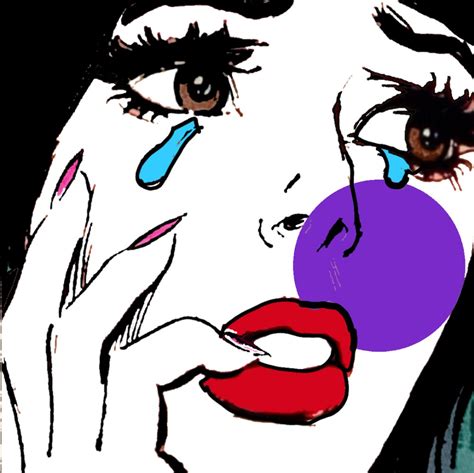 Pop Art Crying Girl