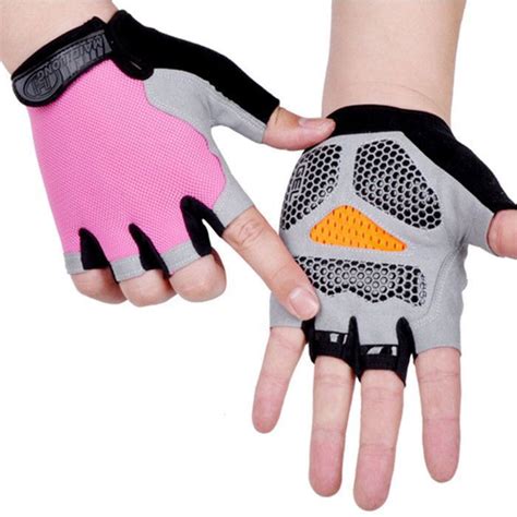 Gants De Cyclisme Anti Transpiration Pour Hommes Et Femmes Demi Doigt