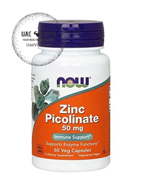 Zinc Picolinate 50mg 60 Veg Capsules Elevate Your Health