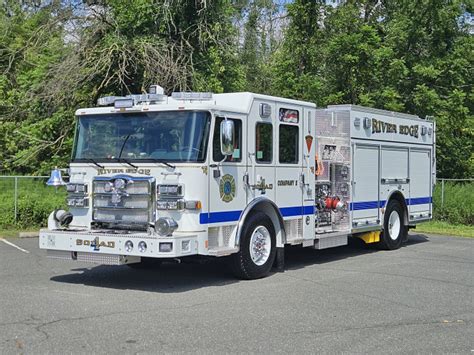 New Pierce Fire Truck Enforcer Heavy Duty Rescue Pumper Delivered To Borough Of River Edge Fss