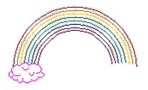 Rainbow Outline - ClipArt Best