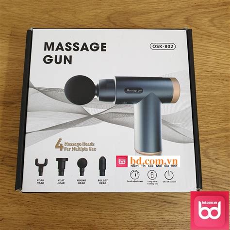 Máy Massage Cầm Tay Fascial Gun OSk 802 Giao Nhanh TPHCM