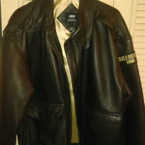 HBO Band OF Brothers | Jackets & Coats | Authentic Hbo Leather Bomber