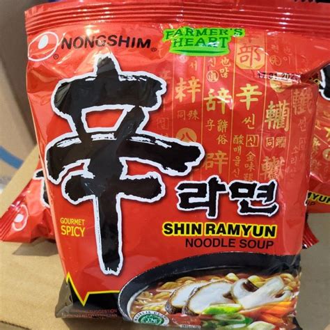 Jual Nongshim Shin Ramyun Spicy Mushroom Mie Korea Gr Shopee