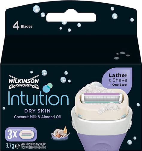 Wilkinson Sword Intuition Dry Skin Razor Blades For Women Count