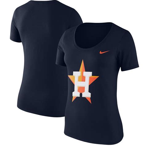 Womens Houston Astros Nike Navy Logo Dry Performance T Shirt