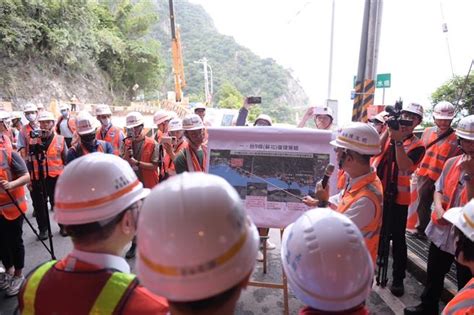 交長視察花蓮震災公路 下清水橋5月底開放大車通行 生活 中時