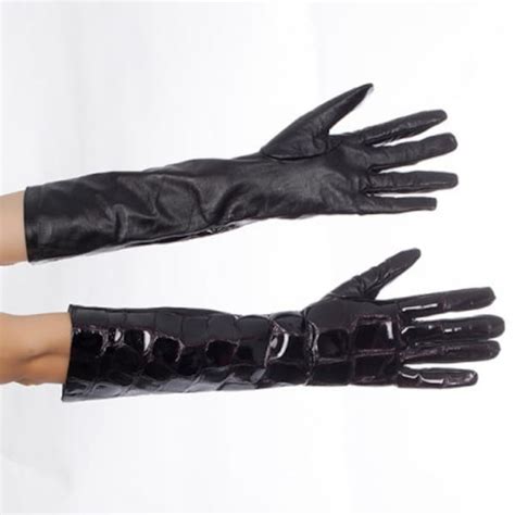 Leather Opera Gloves Etsy