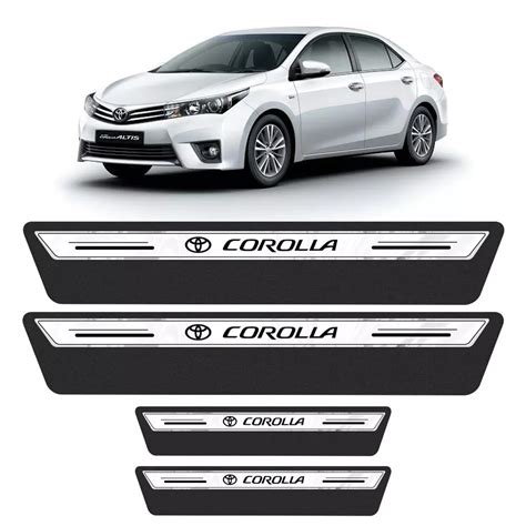 Soleira Prote O Portas Platinum Toyota Corolla Prata Shopee Brasil