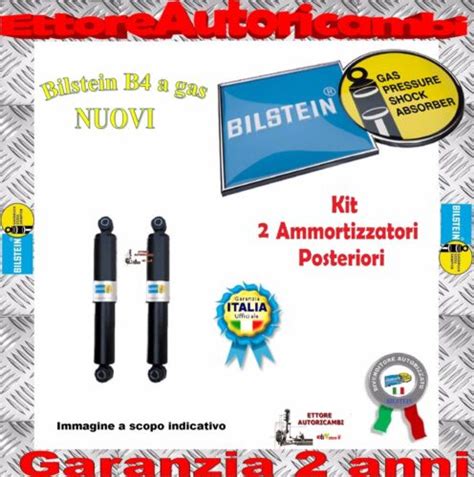 N 2 AMMORTIZZATORI POSTERIORI BILSTEIN B4 FIAT NUOVA PANDA 169 DAL