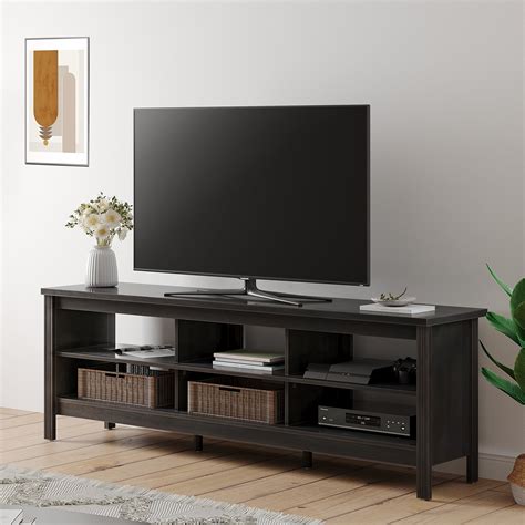 Farmhouse TV Stand for TVs Up to 75" TV Entertainment Center Media
