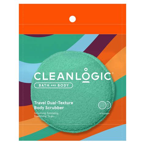 Cleanlogic Travel Size Dual Texture Exfoliating Body Scrubber Shop