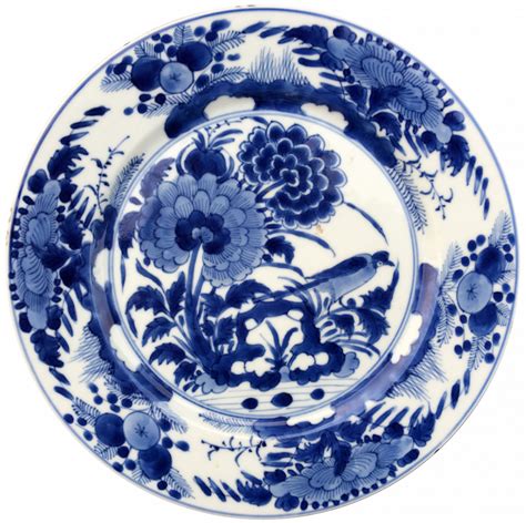 Compagnie Indes Porcelaine Chine Bleu Kangxi