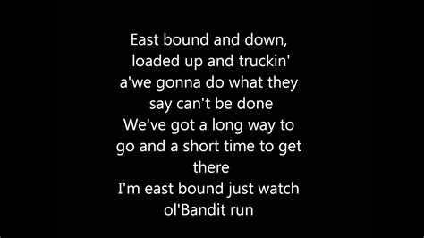 Jerry Reed- East Bound and Down (Lyrics) Chords - Chordify