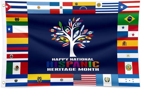 Amazon Arosche Hispanic Heritage Month Decorations String Flags 22