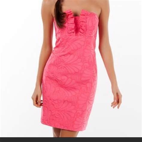 Rare Lilly Pulitzer Hot Pink Frankie Dress Gem