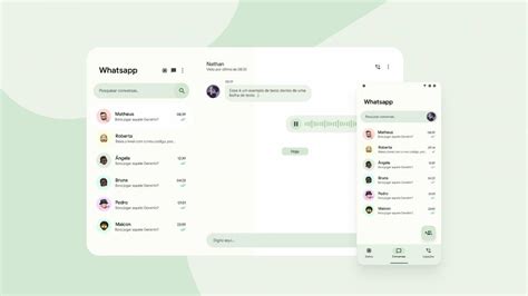 Figma Whatsapp Material You Edition UI4Free