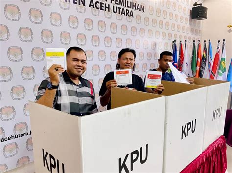 KIP Aceh Utara Gelar Simulasi Pemungutan Penghitungan Dan Rekapitulasi