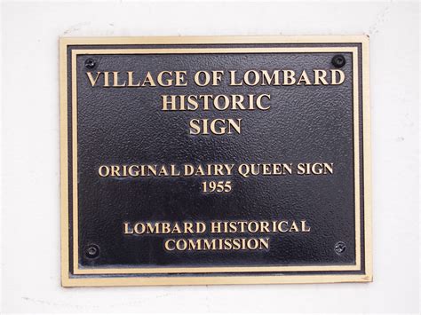 Original Dairy Queen Sign 1955: So Says The Plaque | Been There, Seen That