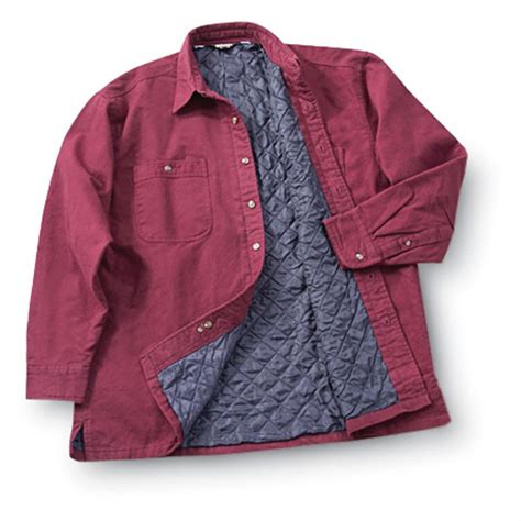 Guide Gear® Thinsulate™ Lined Chamois Shirt 120626 Shirts At