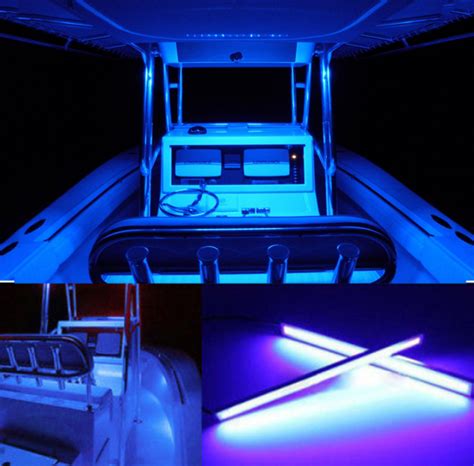 4pc Marine Grade Large Super Bright 12 Volt Blue Led Courtesy Lights Ebay