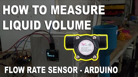 How To Measure Liquid Volume Flow Rate Sensor Arduino YouTube