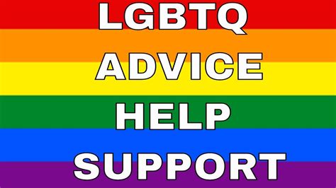 Lgbtq🏳️‍🌈 Advice Help And Support Youtube