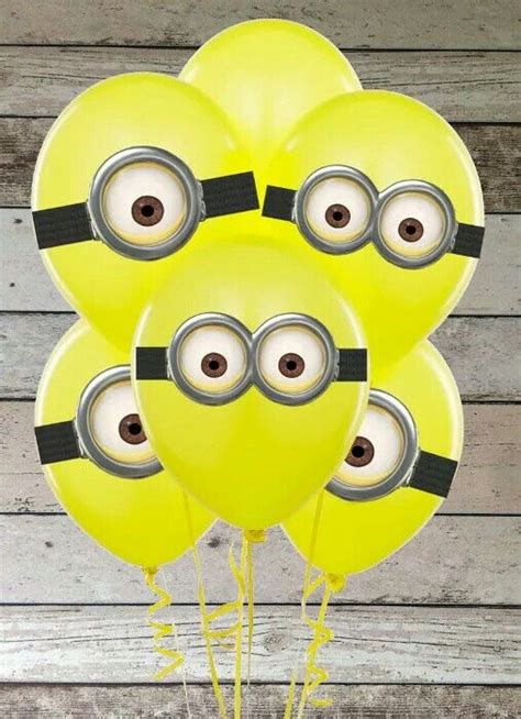 Minions Globos Minion Birthday Party Minion Balloons Minion Birthday