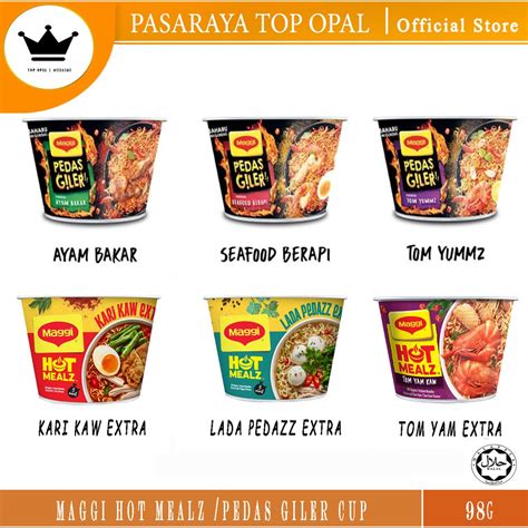 Maggi Hot Mealz Pedas Giler Cup G G Shopee Malaysia