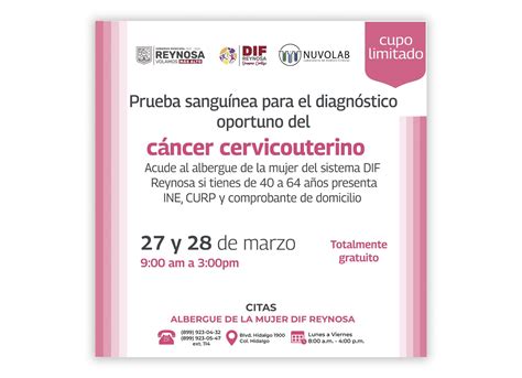 Invita Dif Reynosa A Participar En Campa A De Prevenci N De C Ncer