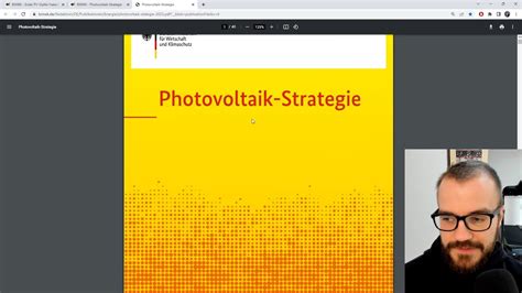 Solarstrategie 1 Entwurf Der Photovoltaik Strategie YouTube