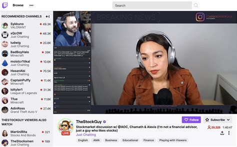 Aoc Uses Amazon S Twitch Again This Time To Talk Robinhood And Gamestop Geekwire