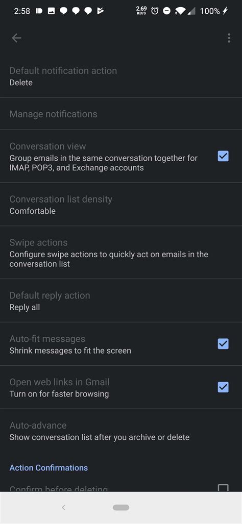 Dark mode starts showing up in Gmail for Android - PhoneArena