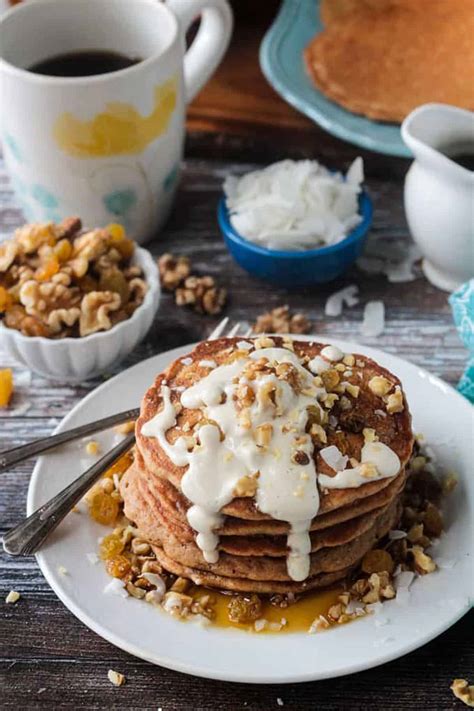 Easy Vegan Carrot Cake Pancakes Veggie Inspired