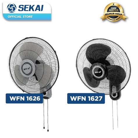 Jual Kipas Angin Dinding SEKAI Wall Fan Tornado 16 Inch WFN 1627