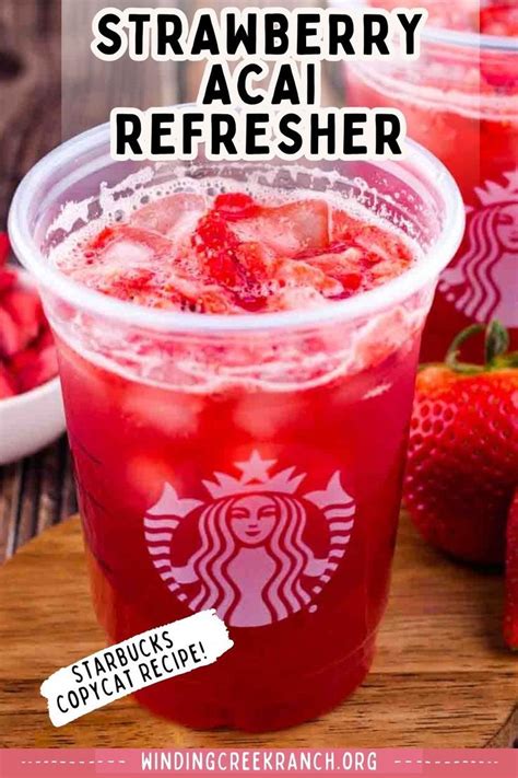 Refreshing Starbucks Copycat Strawberry Acai Refresher Recipe Easy And