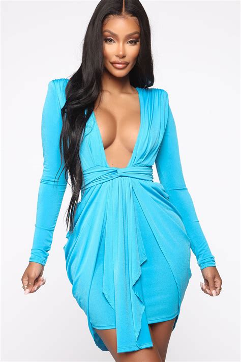 Im Doing Me Mini Dress Turquoise Fashion Nova Dresses Fashion Nova