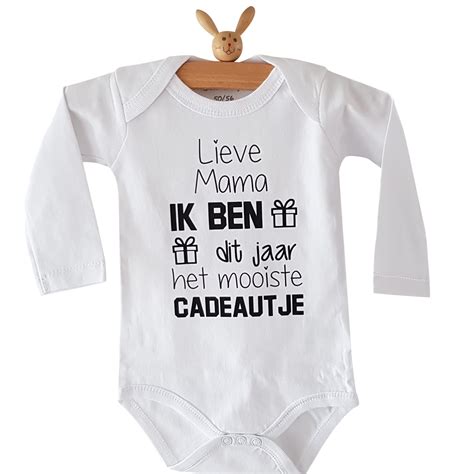 Baby Rompertje Met Tekst Cadeau Lieve Mama Ik Ben Dit Jaar Het