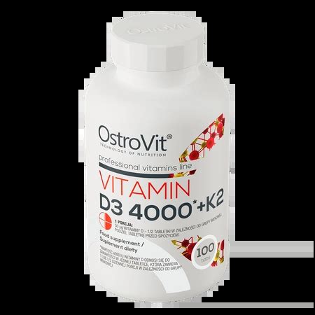 OstroVit Vitamin D3 4000 IU K2 100 Tabletten 3 94 Offizieller