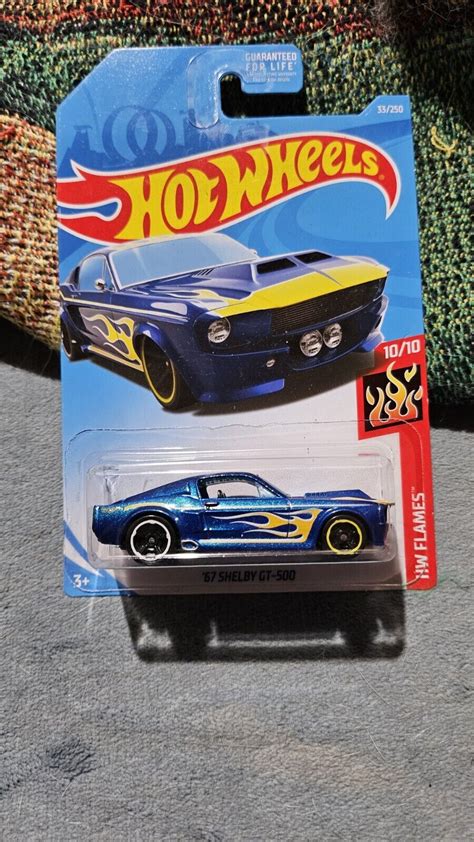 Hot Wheels Hw Flames Shelby Gt Blue Ebay